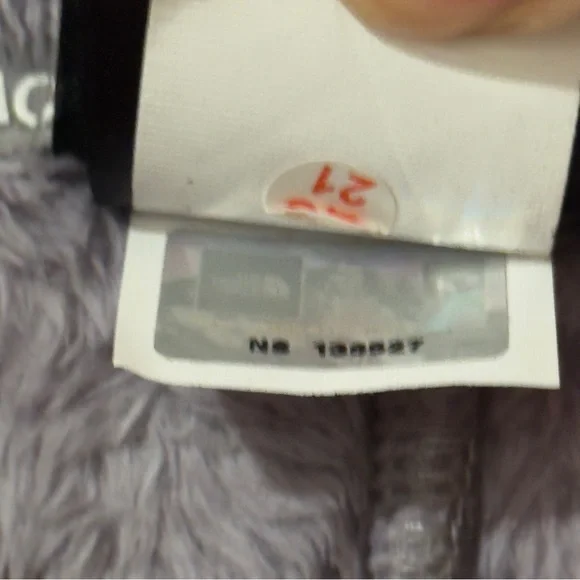 The North Face Kids Osito Gray/Purple Poncho Jacket M - Picture 7 of 8